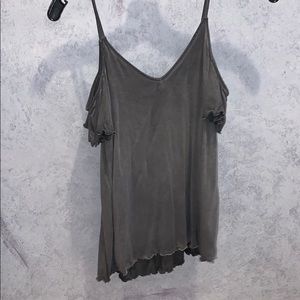 American eagle soft& sexy cold shoulder shirt